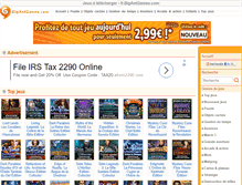 Tablet Screenshot of fr.bigantgames.com